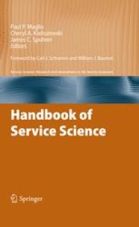 cover of the book Handbook of Service Science