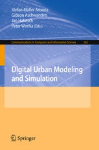 cover of the book Digital Urban Modeling and Simulation