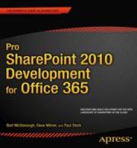cover of the book Pro SharePoint 2010 Development for Office 365