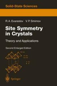 cover of the book Site Symmetry in Crystals: Theory and Applications