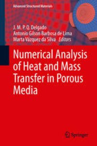 cover of the book Numerical Analysis of Heat and Mass Transfer in Porous Media