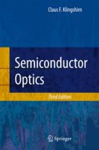 cover of the book Semiconductor Optics