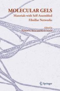 cover of the book Molecular Gels: Materials with Self-Assembled Fibrillar Networks