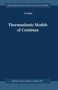 cover of the book Thermoelastic Models of Continua