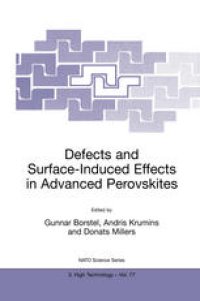 cover of the book Defects and Surface-Induced Effects in Advanced Perovskites