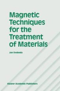 cover of the book Magnetic Techniques for the Treatment of Materials