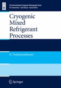 cover of the book Cryogenic Mixed Refrigerant Processes