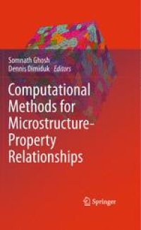 cover of the book Computational Methods for Microstructure-Property Relationships