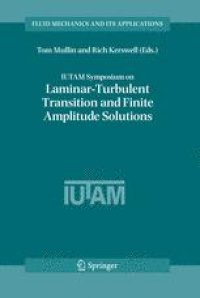 cover of the book IUTAM Symposium on Laminar-Turbulent Transition and Finite Amplitude Solutions