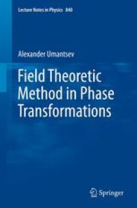 cover of the book Field Theoretic Method in Phase Transformations