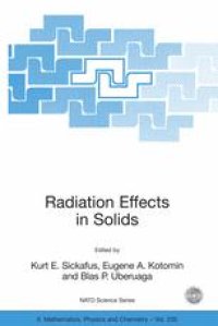 cover of the book Radiation Effects in Solids