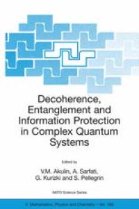 cover of the book Decoherence, Entanglement and Information Protection in Complex Quantum Systems