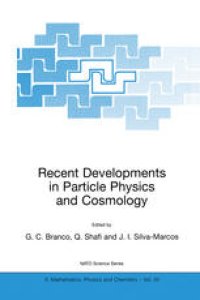 cover of the book Recent Developments in Particle Physics and Cosmology