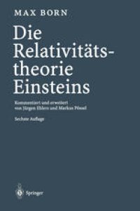 cover of the book Die Relativitätstheorie Einsteins: Kommentiert und erweitert von Jürgen Ehlers und Markus Pössel