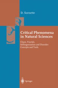 cover of the book Critical Phenomena in Natural Sciences: Chaos, Fractals, Selforganization and Disorder: Concepts and Tools