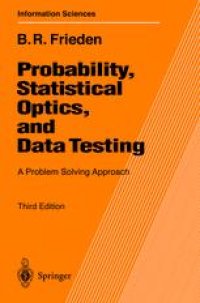 cover of the book Probability, Statistical Optics, and Data Testing: A Problem Solving Approach