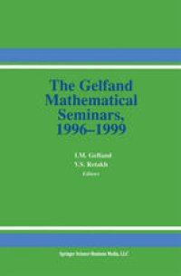 cover of the book The Gelfand Mathematical Seminars, 1996–1999