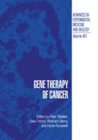 cover of the book Gene Therapy of Cancer