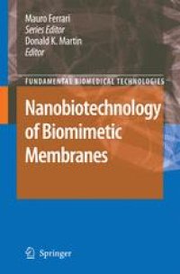 cover of the book Nanobiotechnology of Biomimetic Membranes