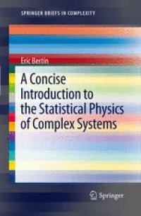 cover of the book A Concise Introduction to the Statistical Physics of Complex Systems