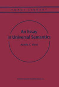 cover of the book An Essay in Universal Semantics