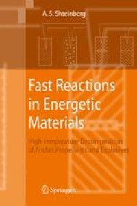 cover of the book Fast Reactions in Energetic Materials: High-Temperature Decomposition of Rocket Propellants and Explosives