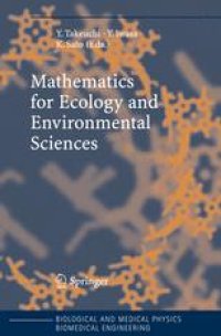 cover of the book Mathematics for Ecology and Environmental Sciences