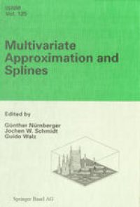 cover of the book Multivariate Approximation and Splines