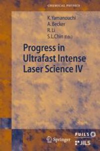 cover of the book Progress in Ultrafast Intense Laser Science