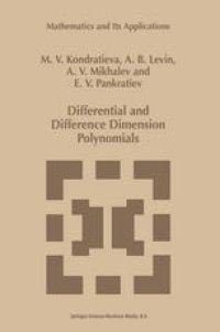 cover of the book Differential and Difference Dimension Polynomials