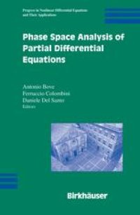 cover of the book Phase Space Analysis of Partial Differential Equations