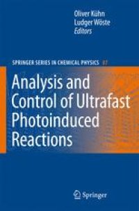 cover of the book Analysis and Control of Ultrafast Photoinduced Reactions