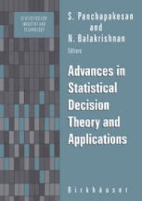 cover of the book Advances in Statistical Decision Theory and Applications