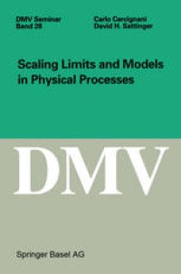 cover of the book Scaling Limits and Models in Physical Processes