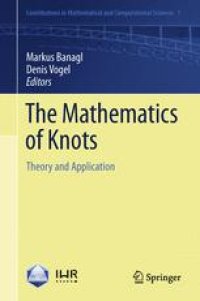 cover of the book The Mathematics of Knots: Theory and Application