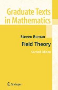 cover of the book Field Theory