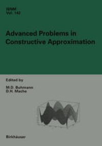 cover of the book Advanced Problems in Constructive Approximation: 3rd International Dortmund Meeting on Approximation Theory (IDoMAT) 2001
