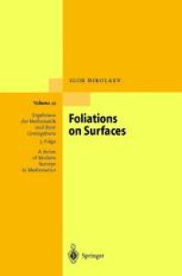 cover of the book Foliations on Surfaces