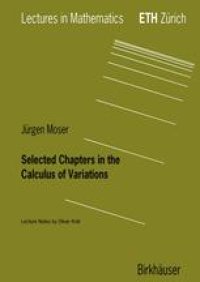 cover of the book Selected Chapters in the Calculus of Variations