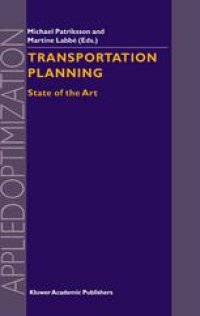 cover of the book Transportation Planning: State of the Art