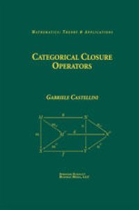 cover of the book Categorical Closure Operators