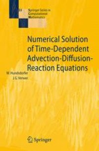 cover of the book Numerical Solution of Time-Dependent Advection-Diffusion-Reaction Equations