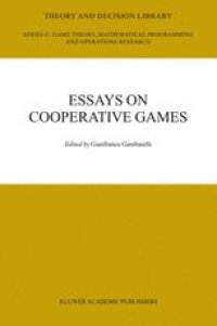 cover of the book Essays in Cooperative Games: In Honor of Guillermo Owen