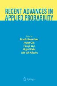 cover of the book Recent Advances in Applied Probability