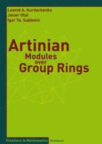 cover of the book Artinian Modules over Group Rings