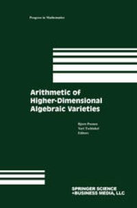 cover of the book Arithmetic of Higher-Dimensional Algebraic Varieties