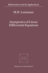 cover of the book Asymptotics of Linear Differential Equations