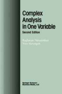 cover of the book Complex Analysis in One Variable