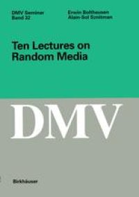 cover of the book Ten Lectures on Random Media