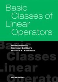 cover of the book Basic Classes of Linear Operators